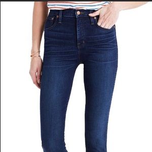 Madewell 10 inch high rise skinny Jean